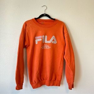 Fila Orange sweatshirt